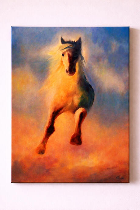 Fire Horse oil paint 70x100