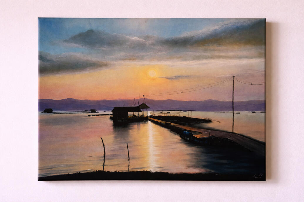 simple life oil paint 70x100
